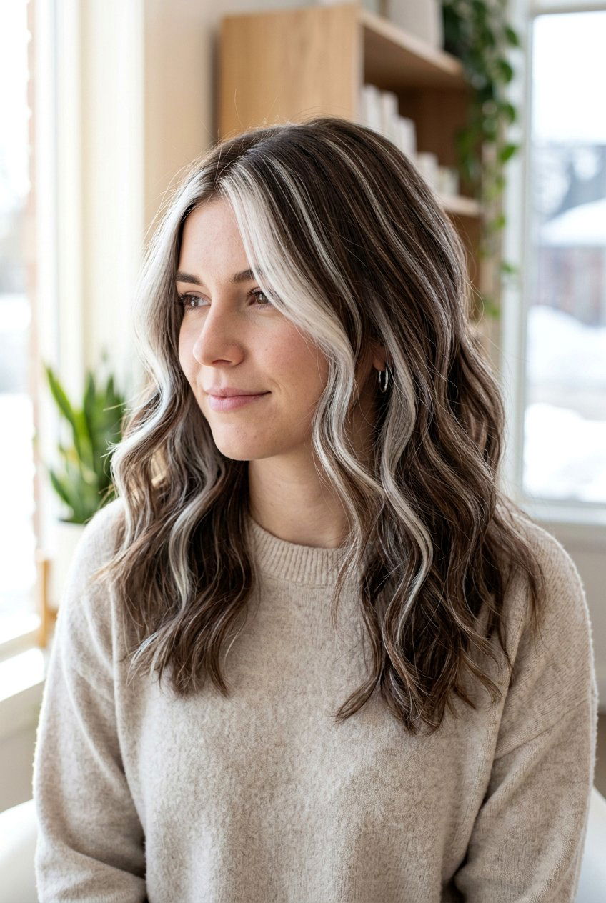 Icy blonde highlights on brown hair - 20 blonde highlights on brown hair - 20 blonde highlights on brown hair