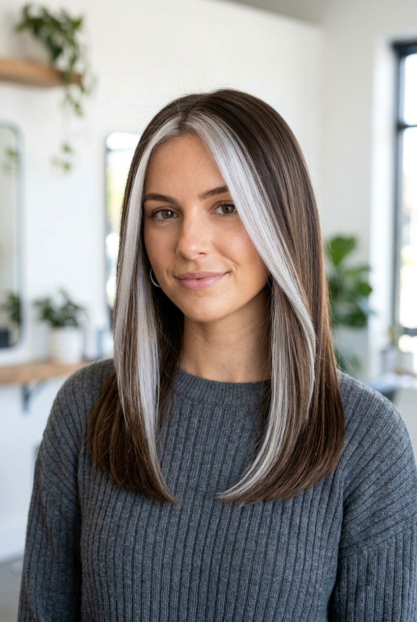 Icy blonde money piece brown hair - 20 blonde money piece on brown hair - 20 blonde money piece on brown hair