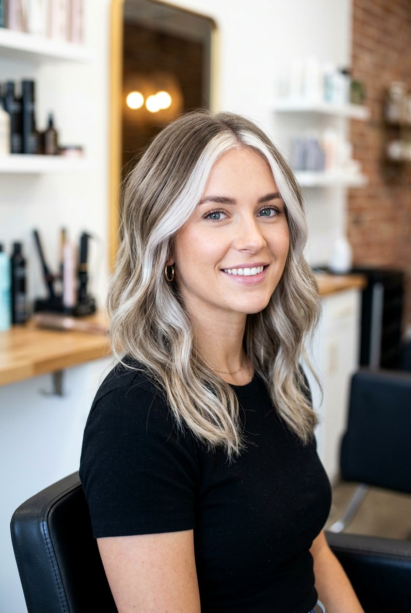 Icy blonde money piece - 20 icy blonde hair color - 20 icy blonde hair color