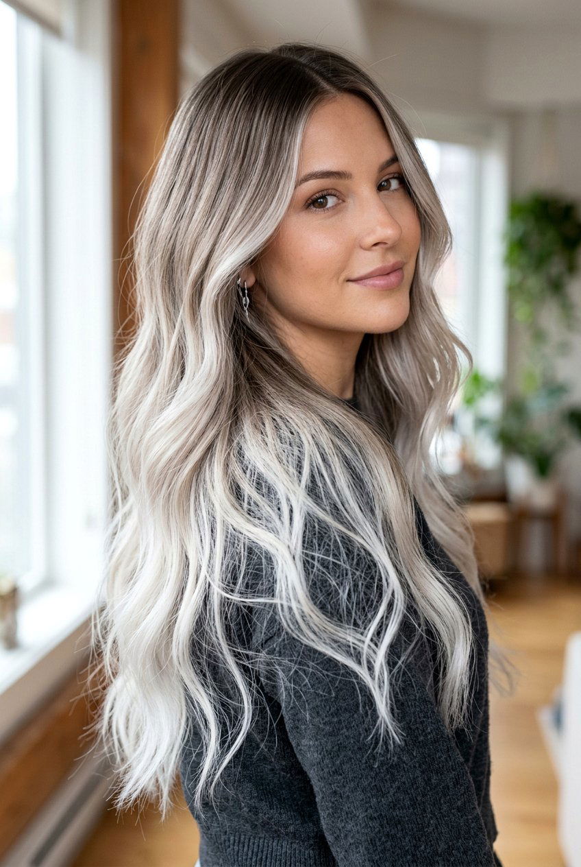 Icy blonde ombre - 20 icy blonde hair color - 20 icy blonde hair color