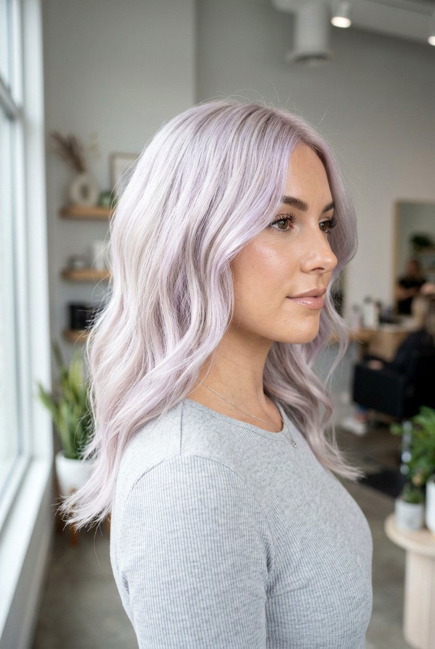 Icy lavender blonde hair - 20 icy blonde hair color - 20 icy blonde hair color