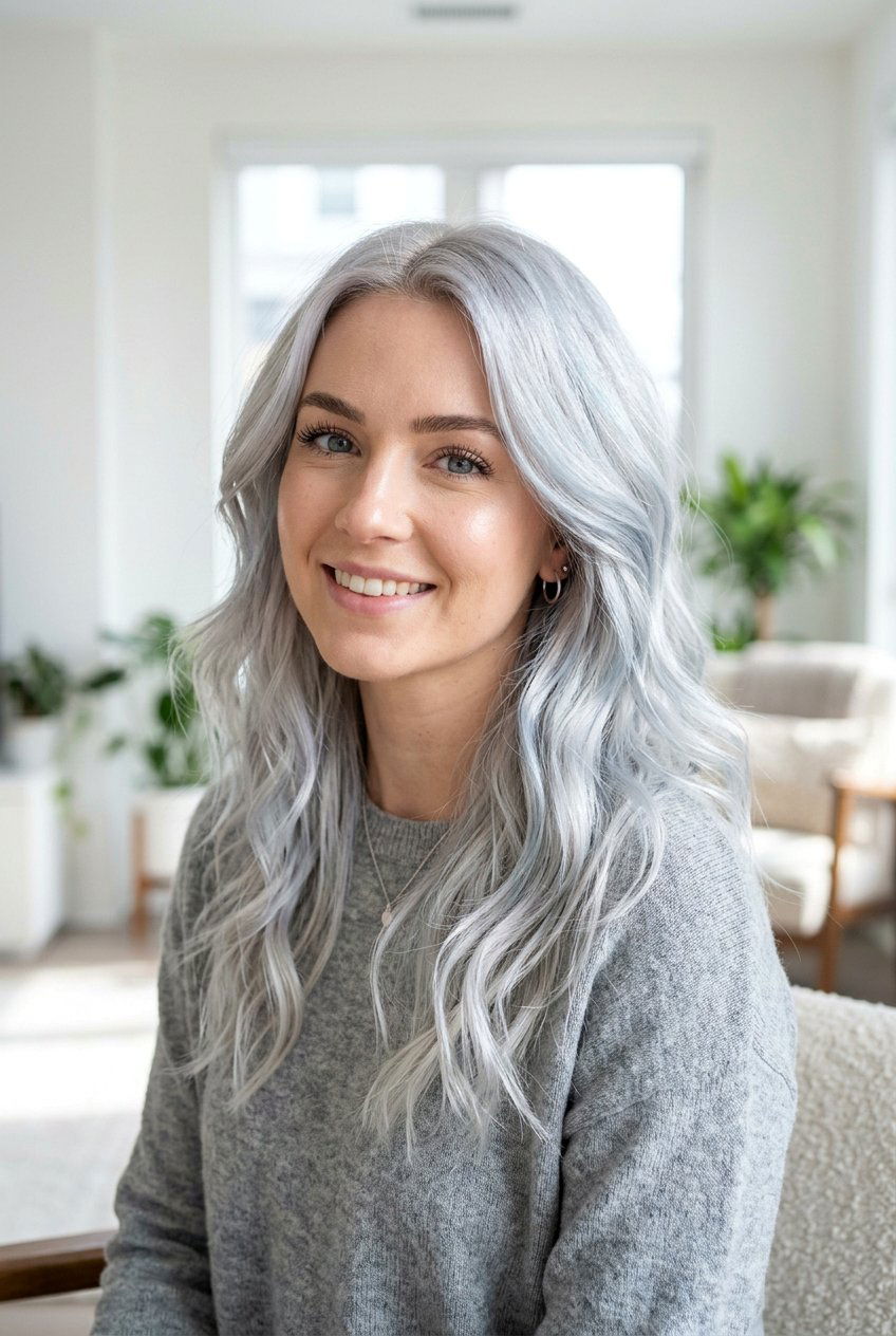 Icy pearl gray hair - 20 pearl gray hair color - 20 pearl gray hair color