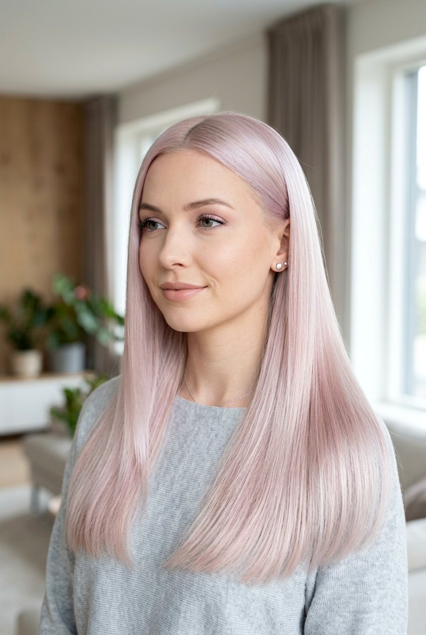 Icy platinum pink hair - 20 pastel pink hair color - 20 pastel pink hair color