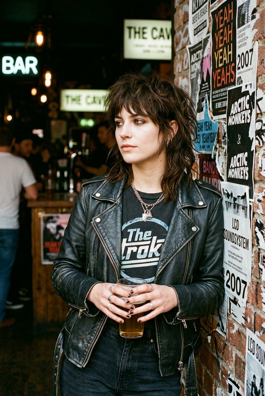 Indie Sleaze Shag With Choppy Layers - 20 airy layers haircut - 20 airy layers haircut