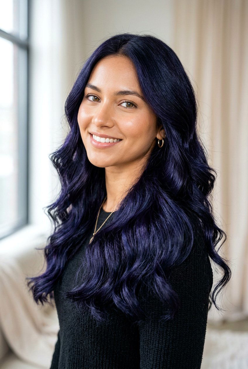 Indigo Black Hair - 20 blue black hair color - 20 blue black hair color