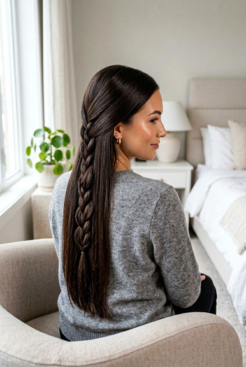Infinity Braid - 20 bedtime braid hairstyles for waves - 20 bedtime braid hairstyles for waves