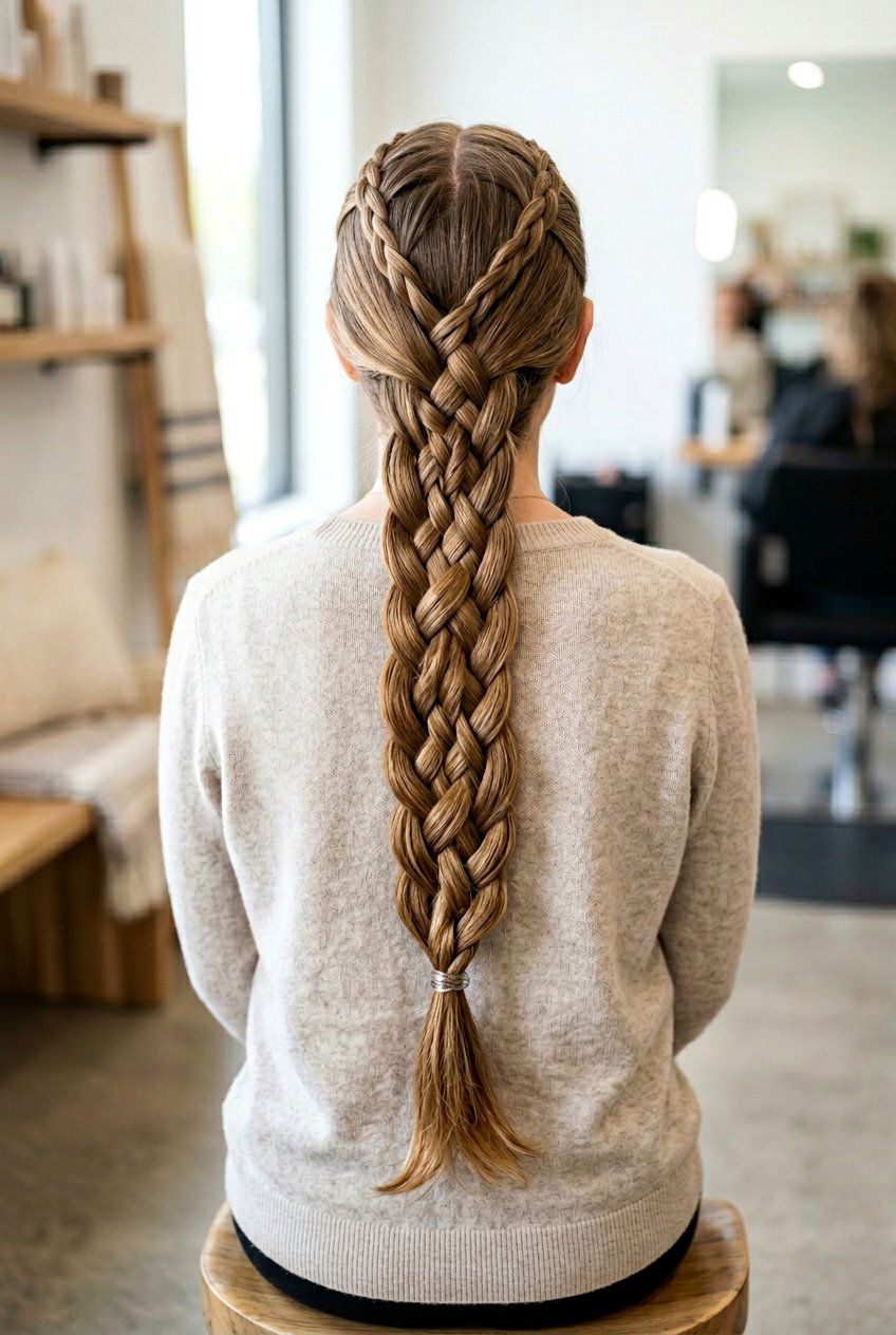 Infinity Braid - 20 cottagecore braided hairstyle for women - 20 cottagecore braided hairstyle for women
