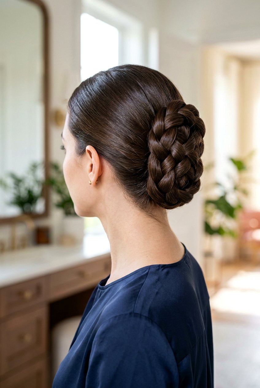 Infinity Braid Bun - 20 recital hairstyle with braid bun - 20 recital hairstyle with braid bun