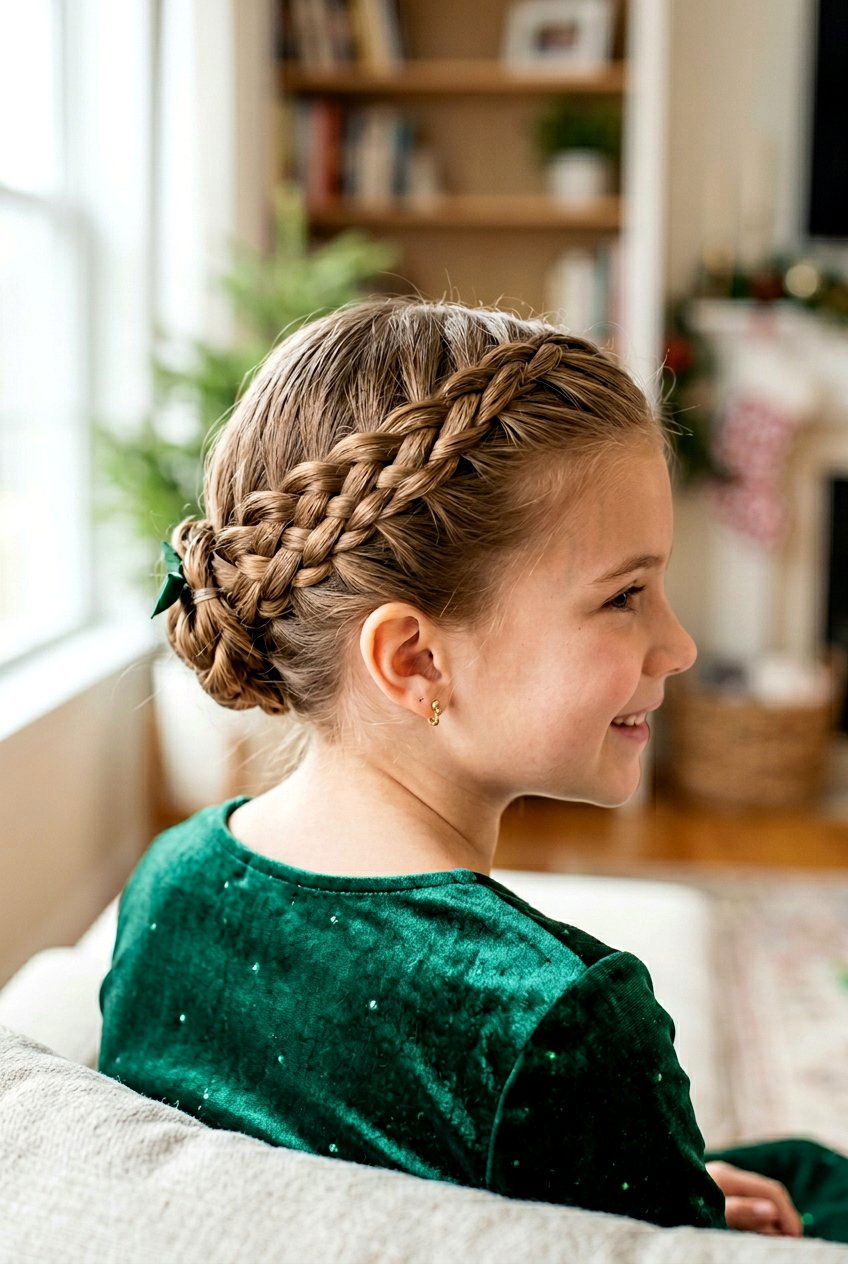 Infinity Braid Look - 20 holiday braid styles for girls - 20 holiday braid styles for girls