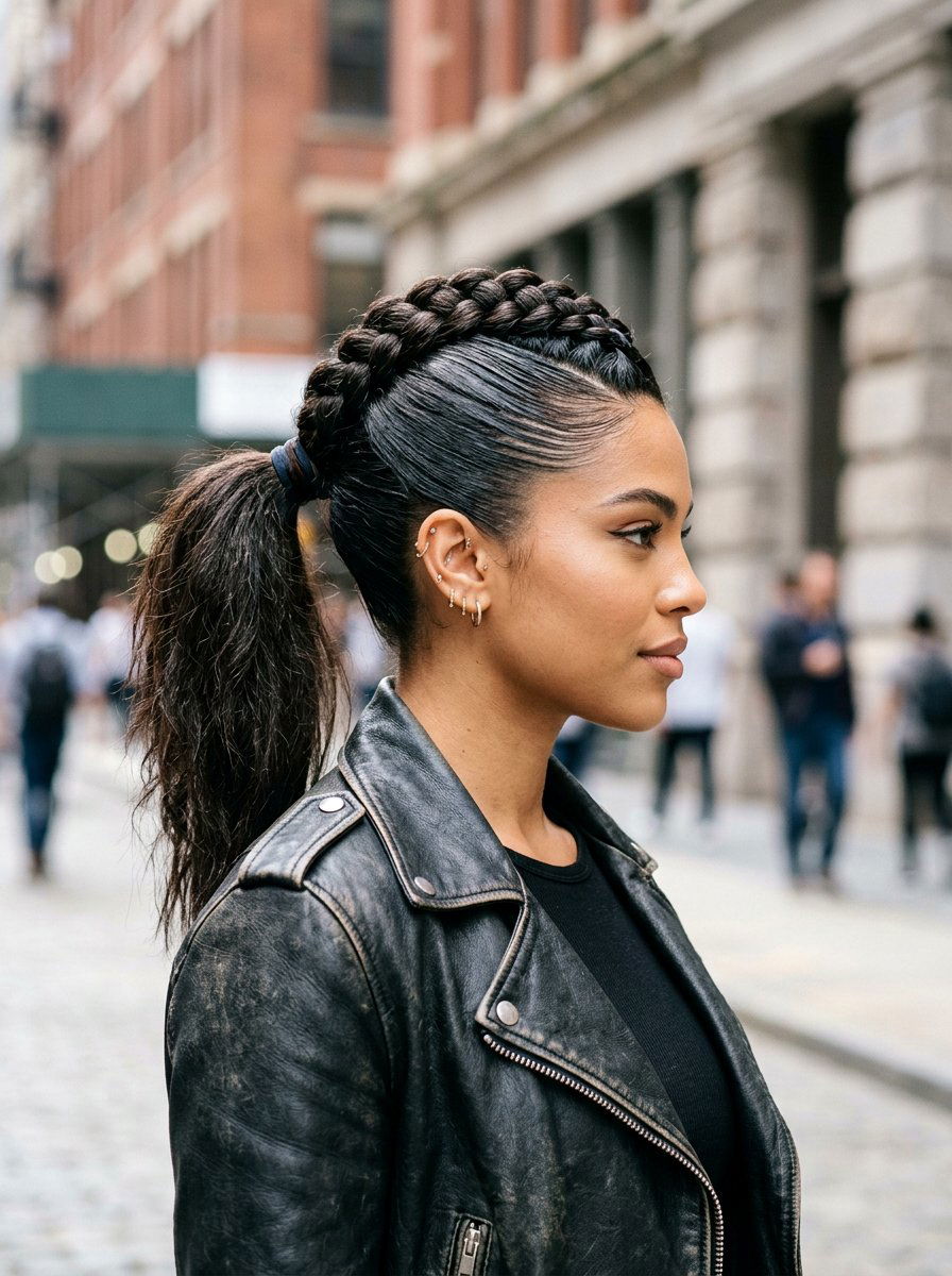 Infinity Braid Mohawk Ponytail - 20 infinity braid ponytail hairstyle - 20 infinity braid ponytail hairstyle