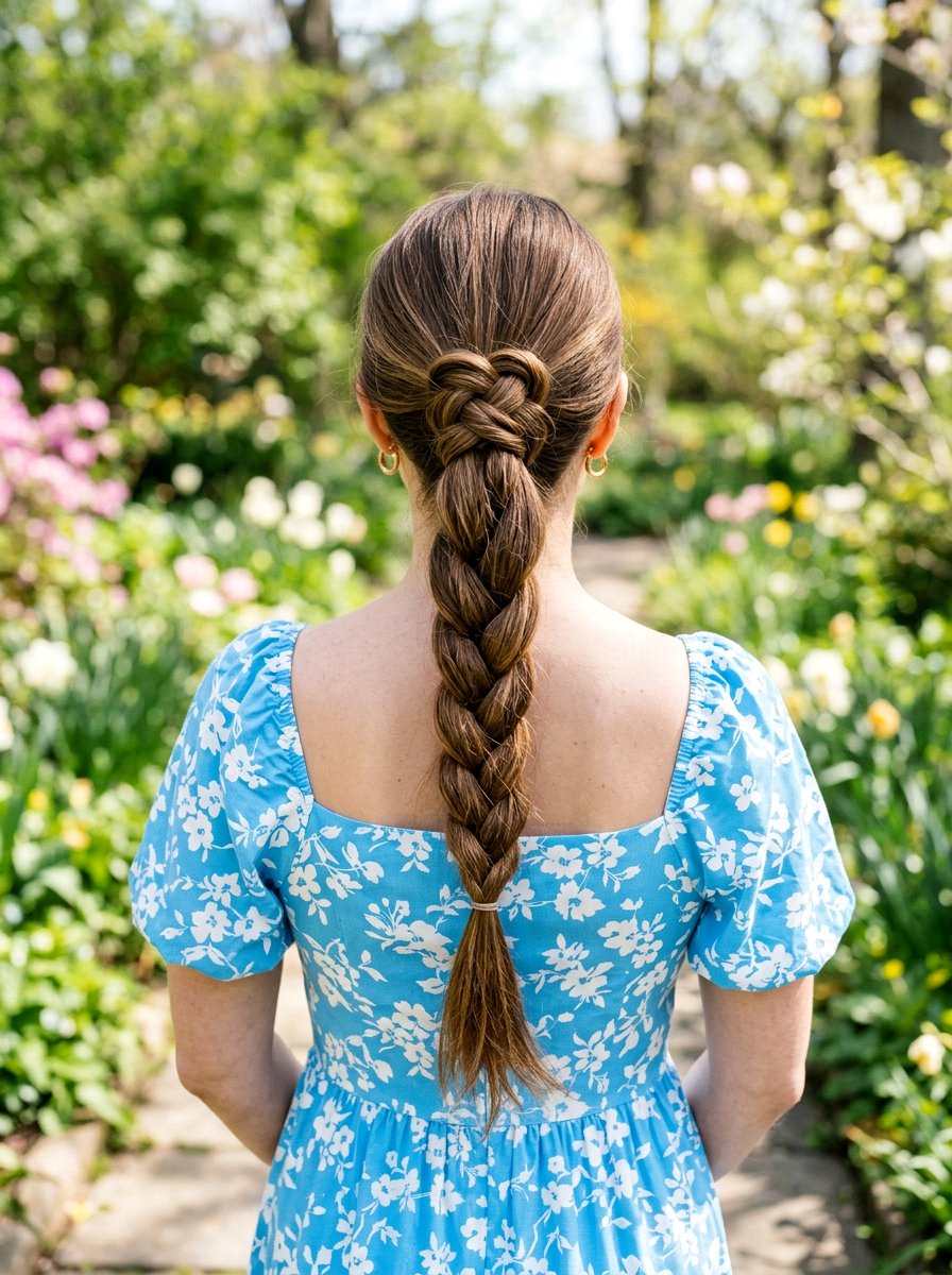 Infinity Braid Wrapped Ponytail - 20 infinity braid ponytail hairstyle - 20 infinity braid ponytail hairstyle