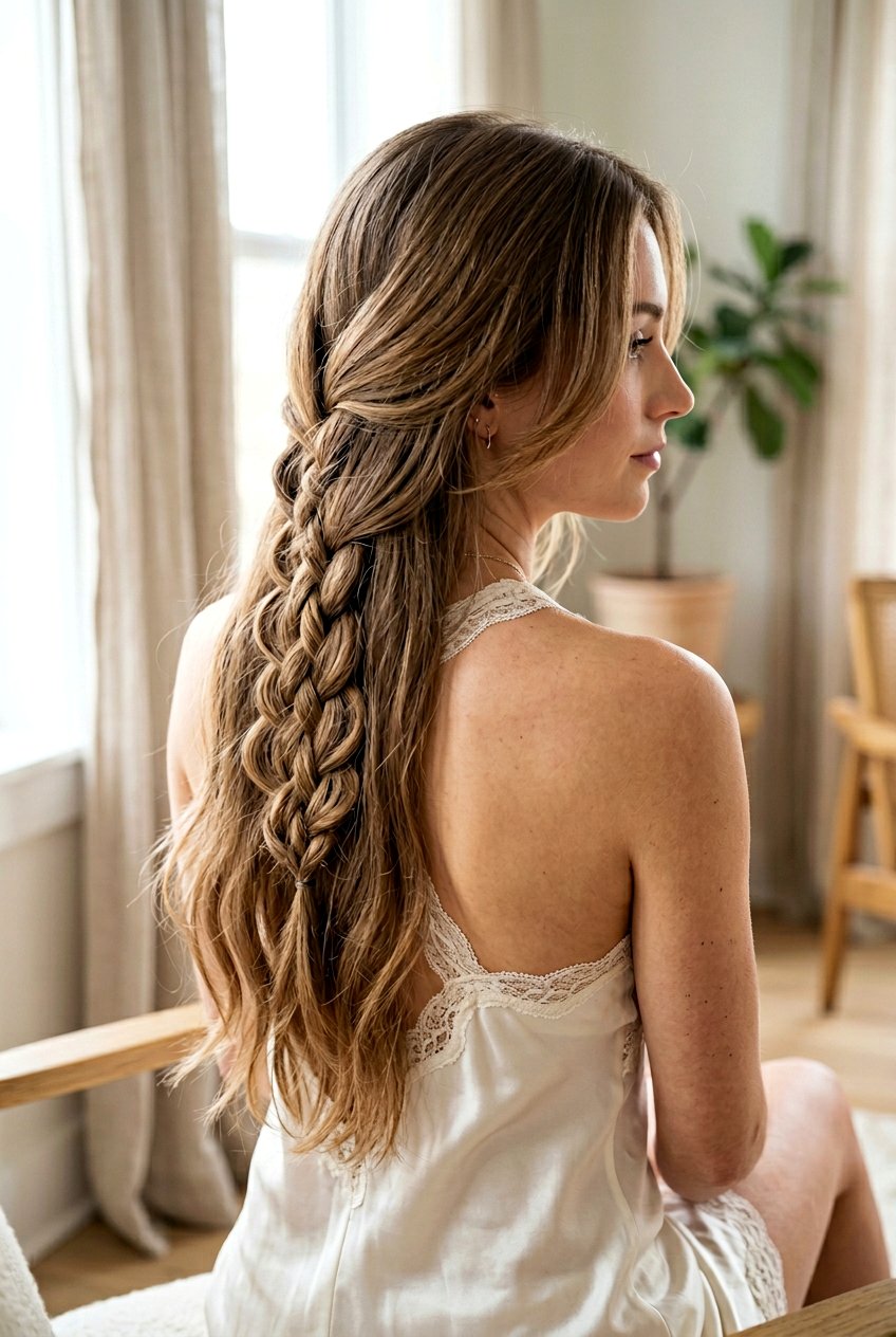 Infinity Braid - 20 bedtime braid for long layers - 20 bedtime braid for long layers