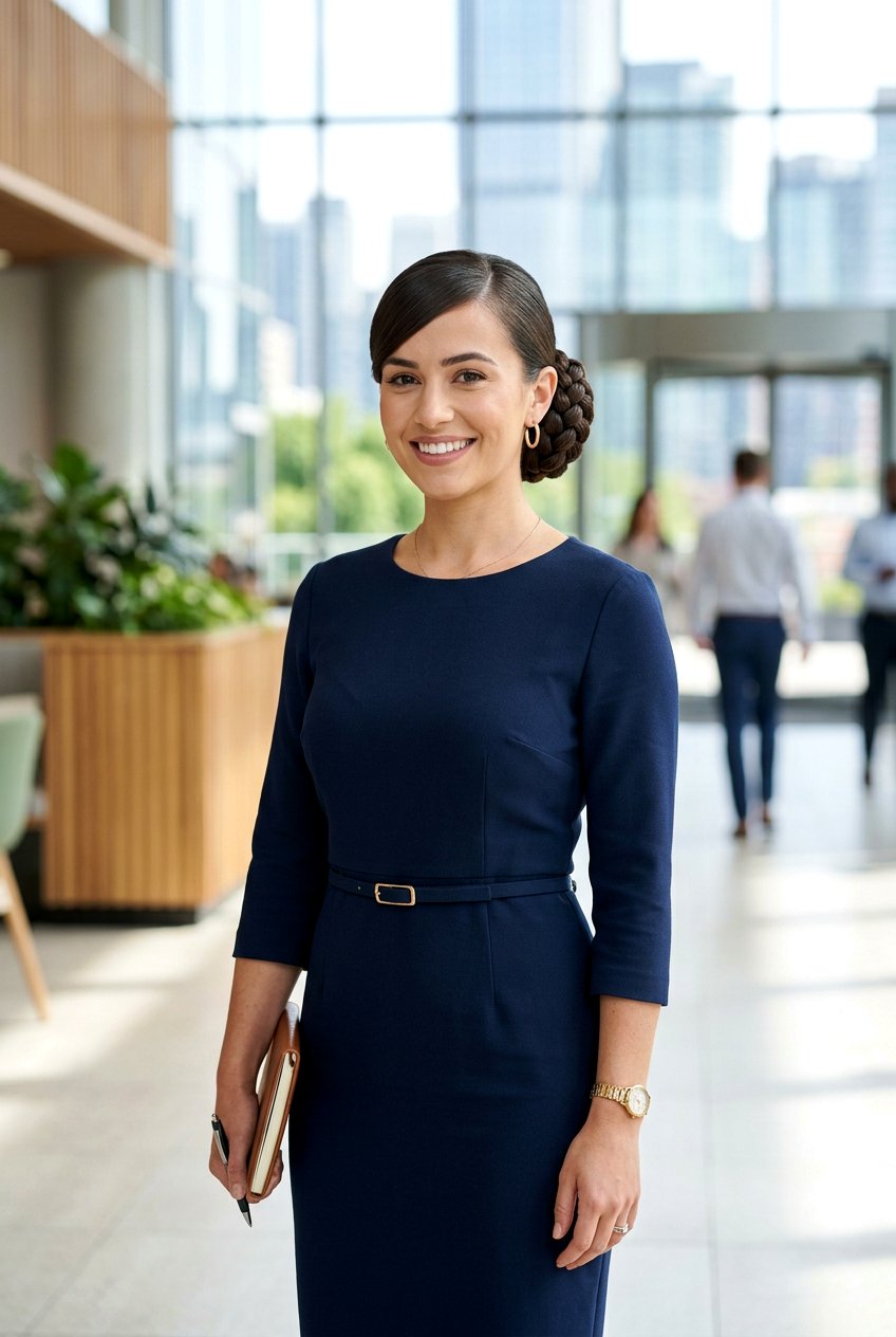 20 Stunning Braided Bun With Swoop Bangs Hairstyles to Try