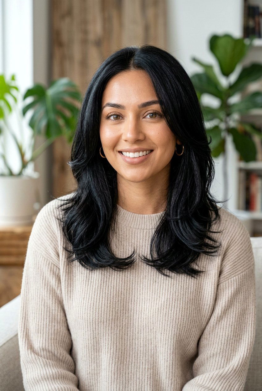 Ink Black Hair For Medium Skin - 20 ink black hair color - 20 ink black hair color