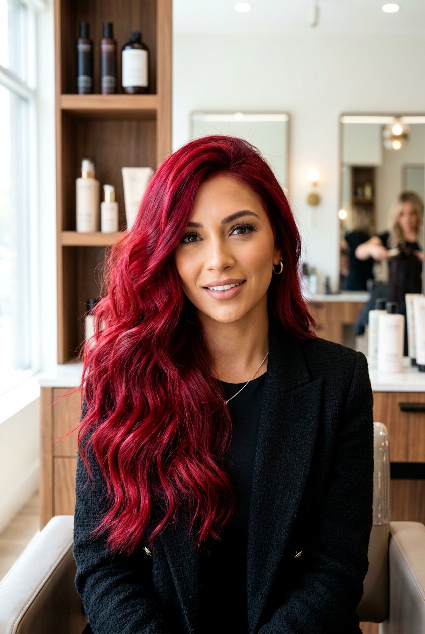 Intense Ruby Red Hair Dye - 20 ruby red hair color - 20 ruby red hair color