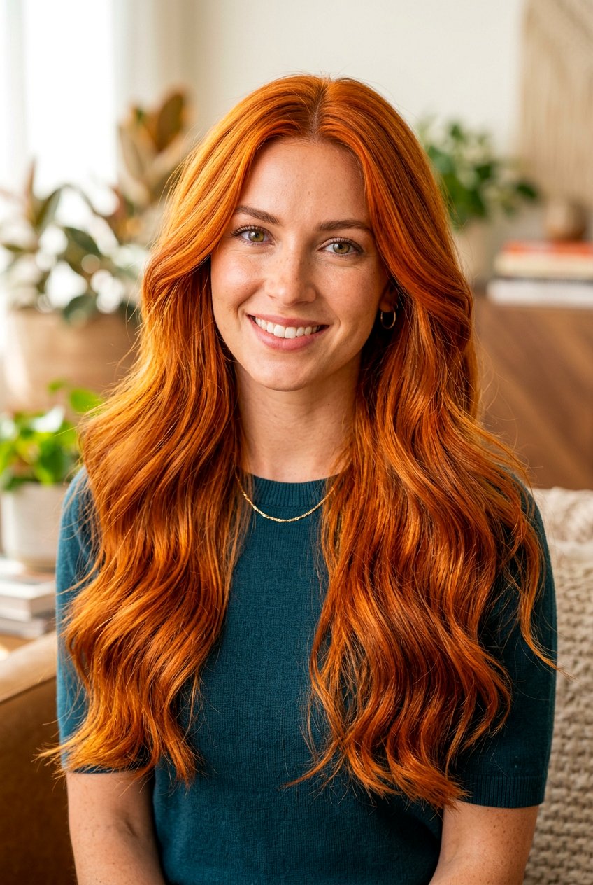 Intense copper hair - 20 copper hair color ideas - 20 copper hair color ideas