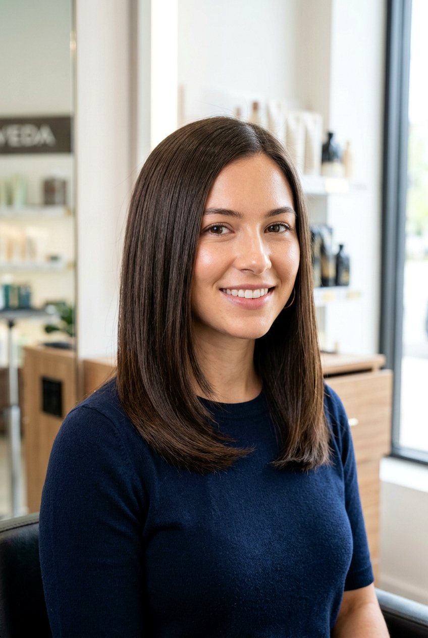 Internal layers - 20 straight hairstyles for medium hair - 20 straight hairstyles for medium hair