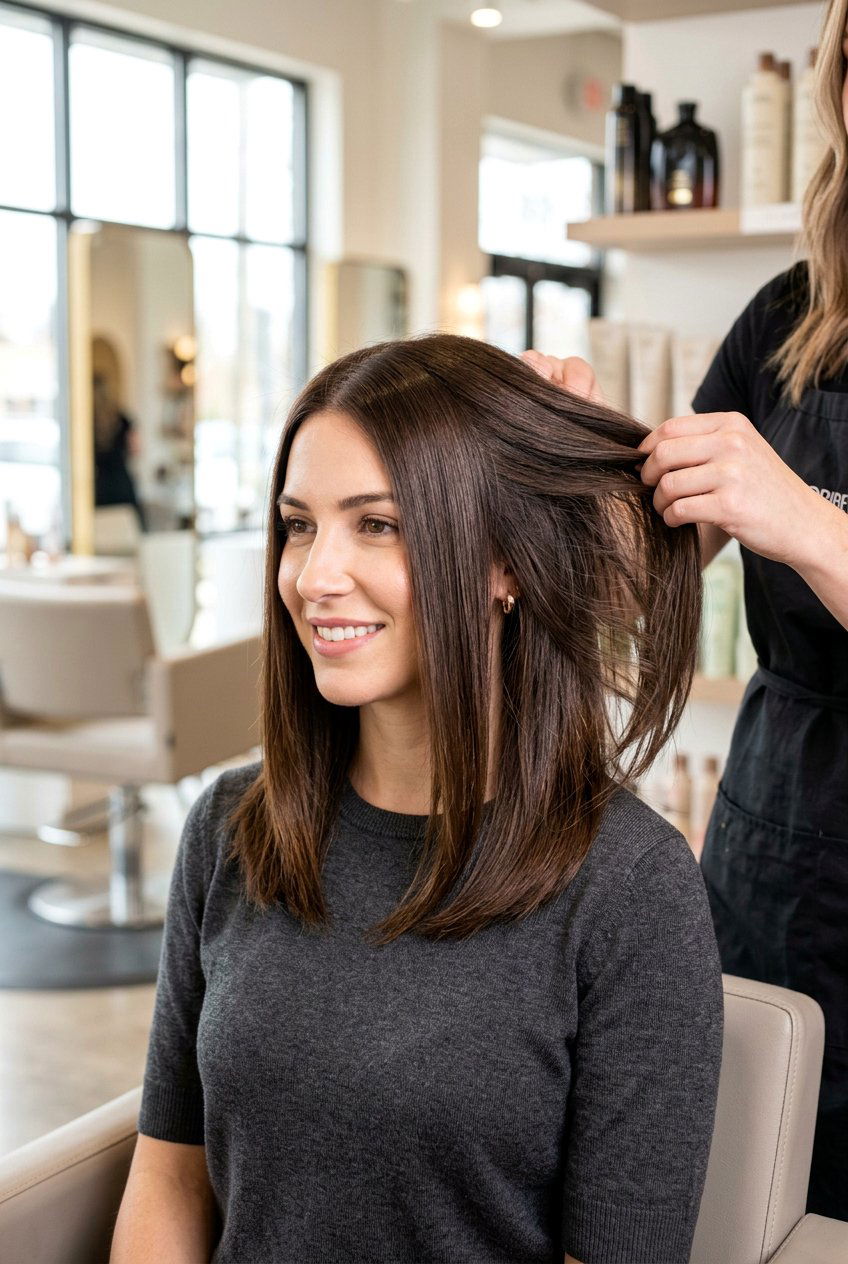 Internal layers medium hair - 20 low maintenance medium haircut - 20 low maintenance medium haircut