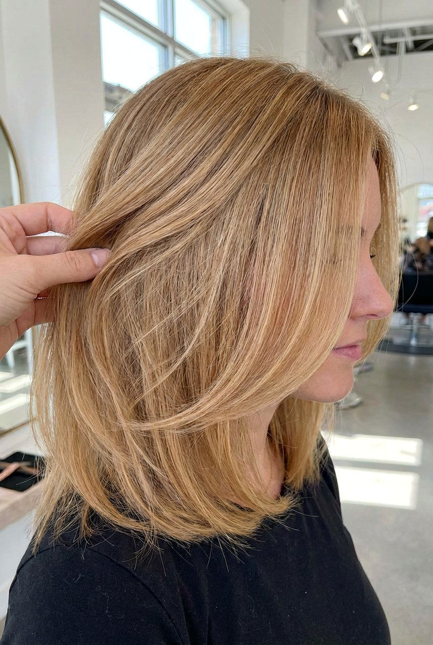 Internal layers shoulder length hair - 20 shoulder length hairstyles - 20 shoulder length hairstyles