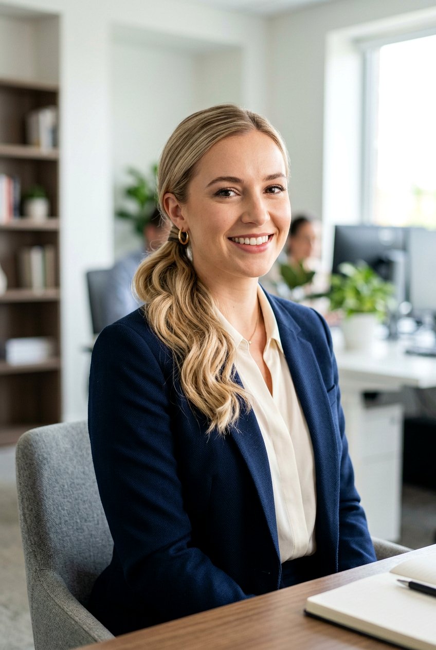 Interview Ponytail With Subtle Waves - 20 interview ponytail hairstyle - 20 interview ponytail hairstyle