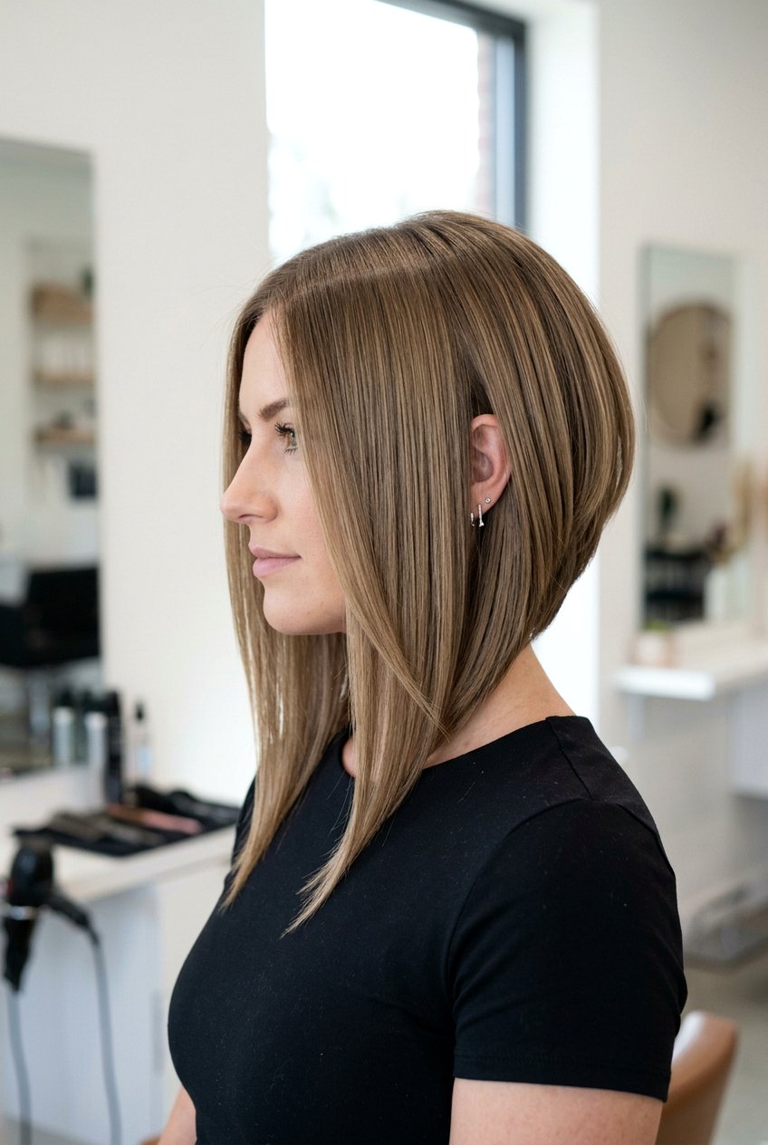 Inverted Bob - 20 pin straight hairstyles - 20 pin straight hairstyles