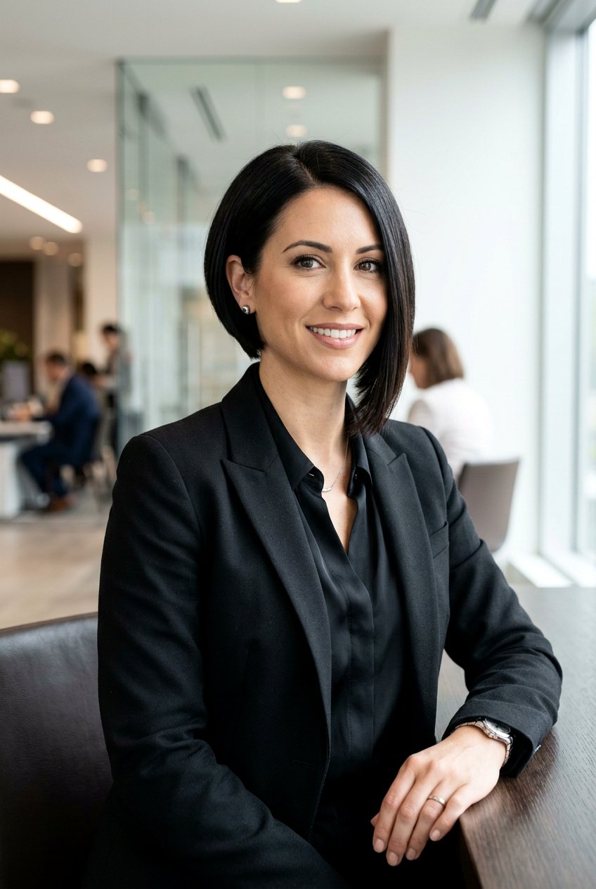 Inverted Bob - 20 simple hairstyle for interview with medium hair - 20 simple hairstyle for interview with medium hair