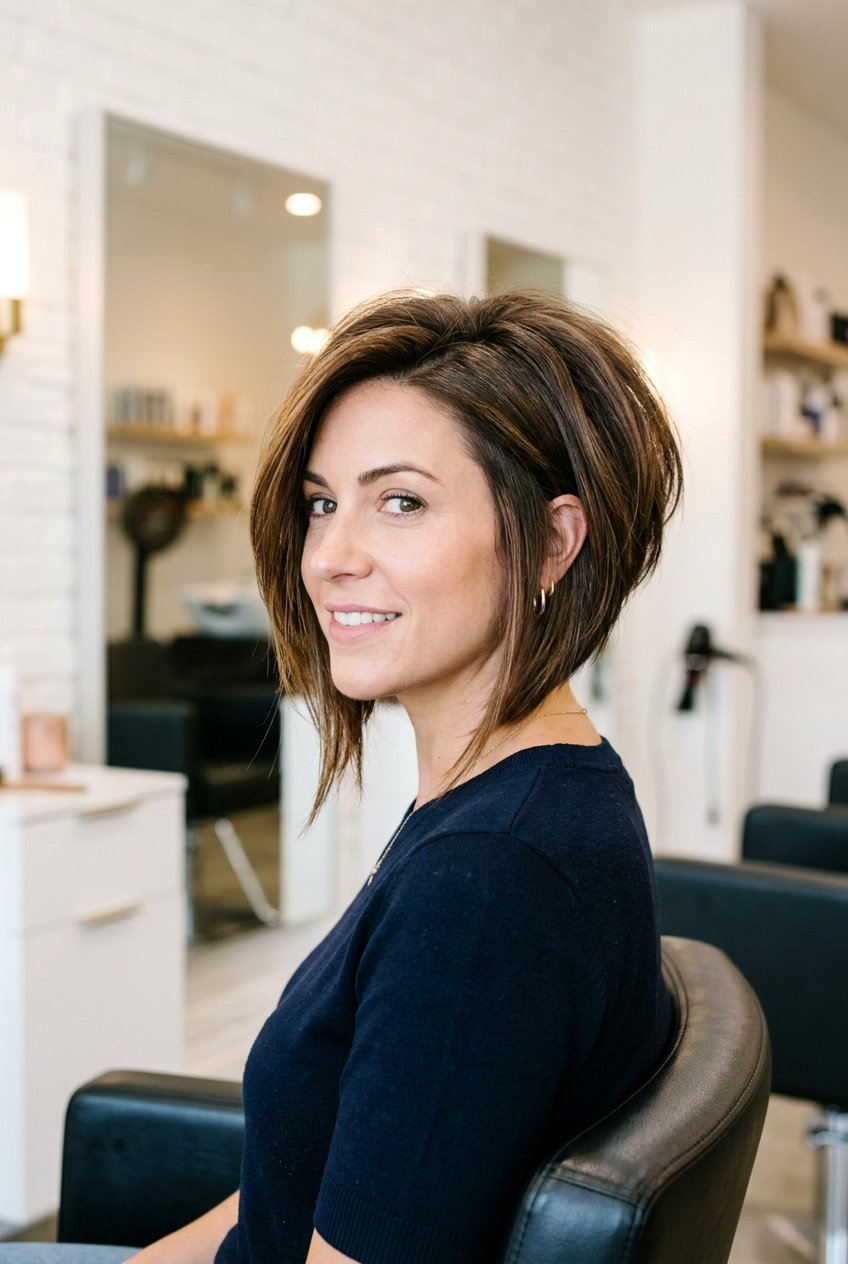 Inverted Bob - 20 wash and wear haircuts - 20 wash and wear haircuts