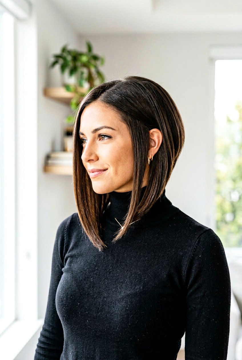 Inverted Bob - 20 medium haircut ideas for women - 20 medium haircut ideas for women