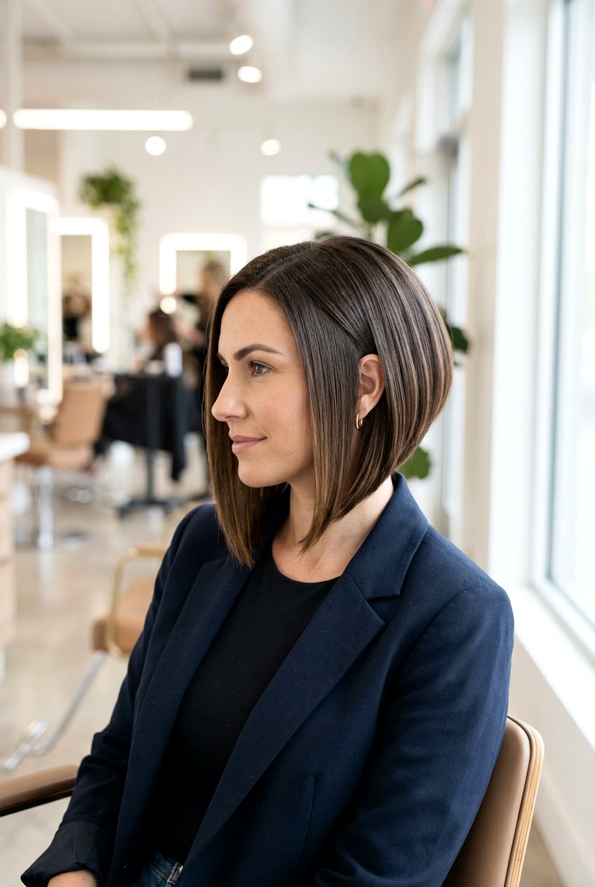 Inverted Bob - 20 easy care short hairstyles - 20 easy care short hairstyles