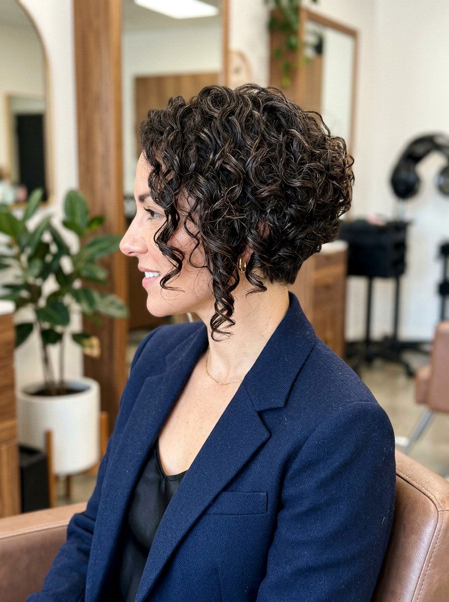 Inverted Bob For Curly Hair - 20 haircut for 3a curly hair - 20 haircut for 3a curly hair