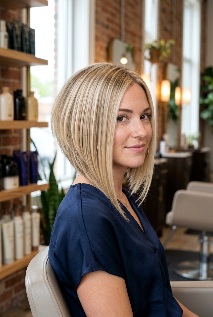 Inverted Bob For Straight Hair - 20 short straight hairstyles - 20 short straight hairstyles