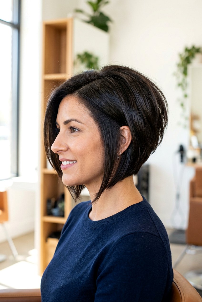 Inverted Bob For Thick Hair - 20 short hairstyles for thick hair - 20 short hairstyles for thick hair