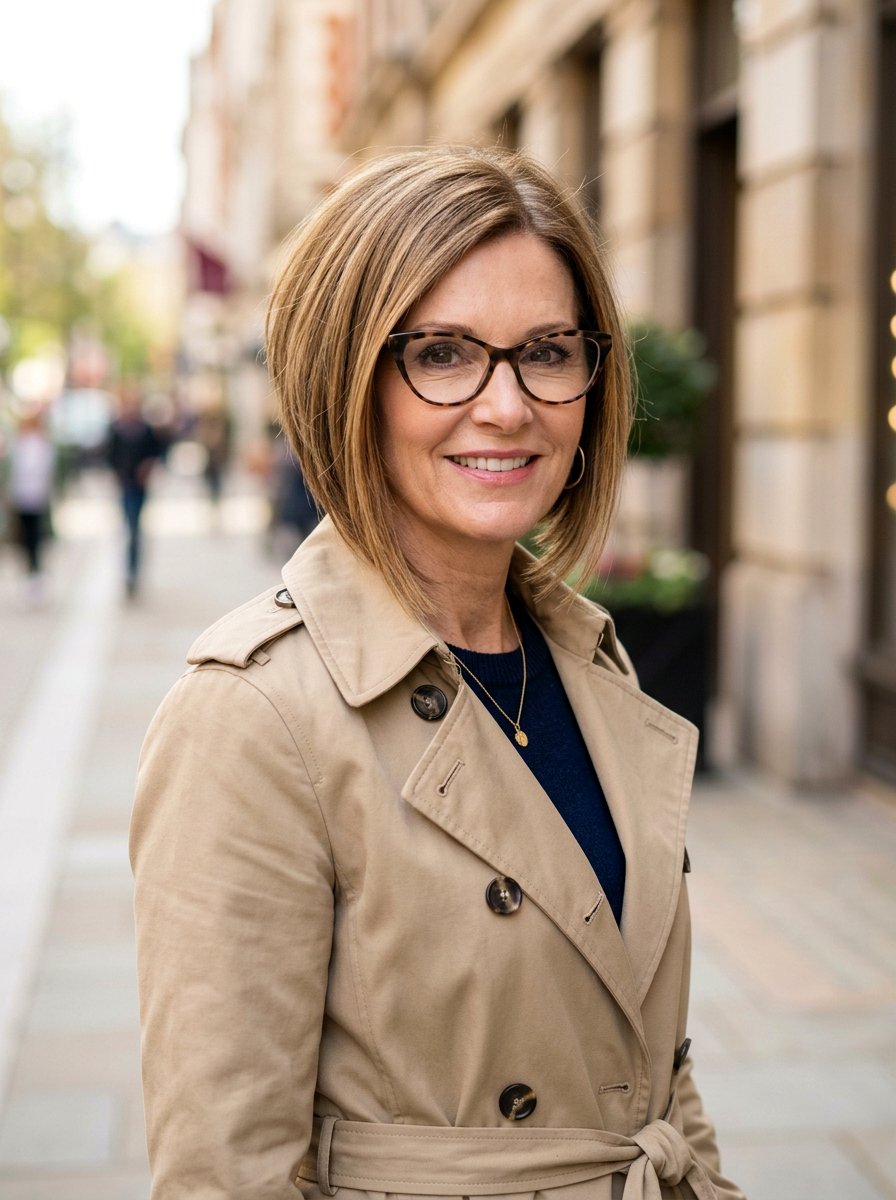 Inverted Bob For Thin Hair - 20 short hairstyles for women with glasses and thin hair - 20 short hairstyles for women with glasses and thin hair