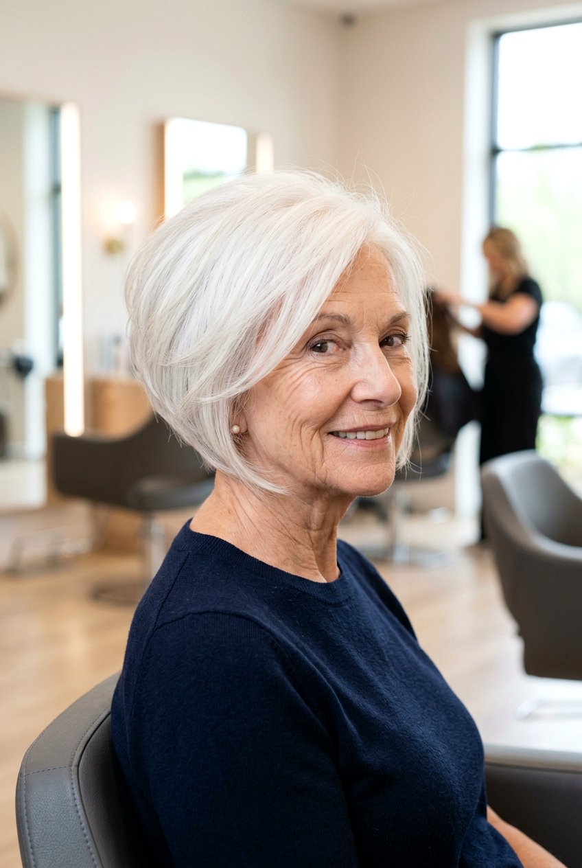 Inverted Bob For Thin Hair - 20 classy bob haircuts for older women - 20 classy bob haircuts for older women