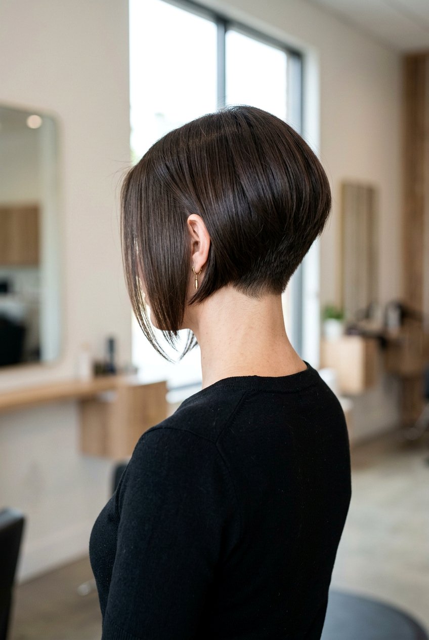 Inverted Bob Haircut - 20 minimalist haircuts for women - 20 minimalist haircuts for women