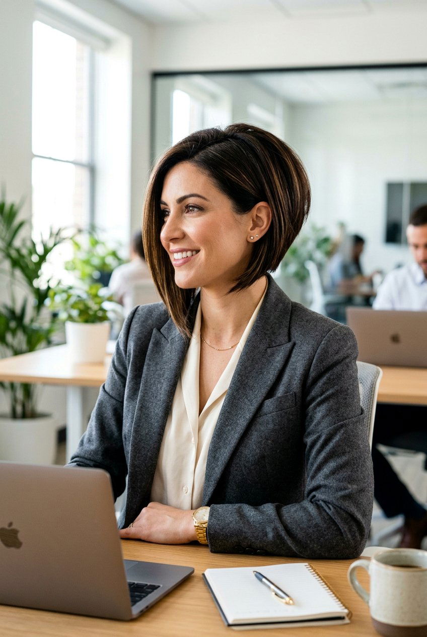 Inverted Bob Haircut - 20 haircut for hair breakage women - 20 haircut for hair breakage women