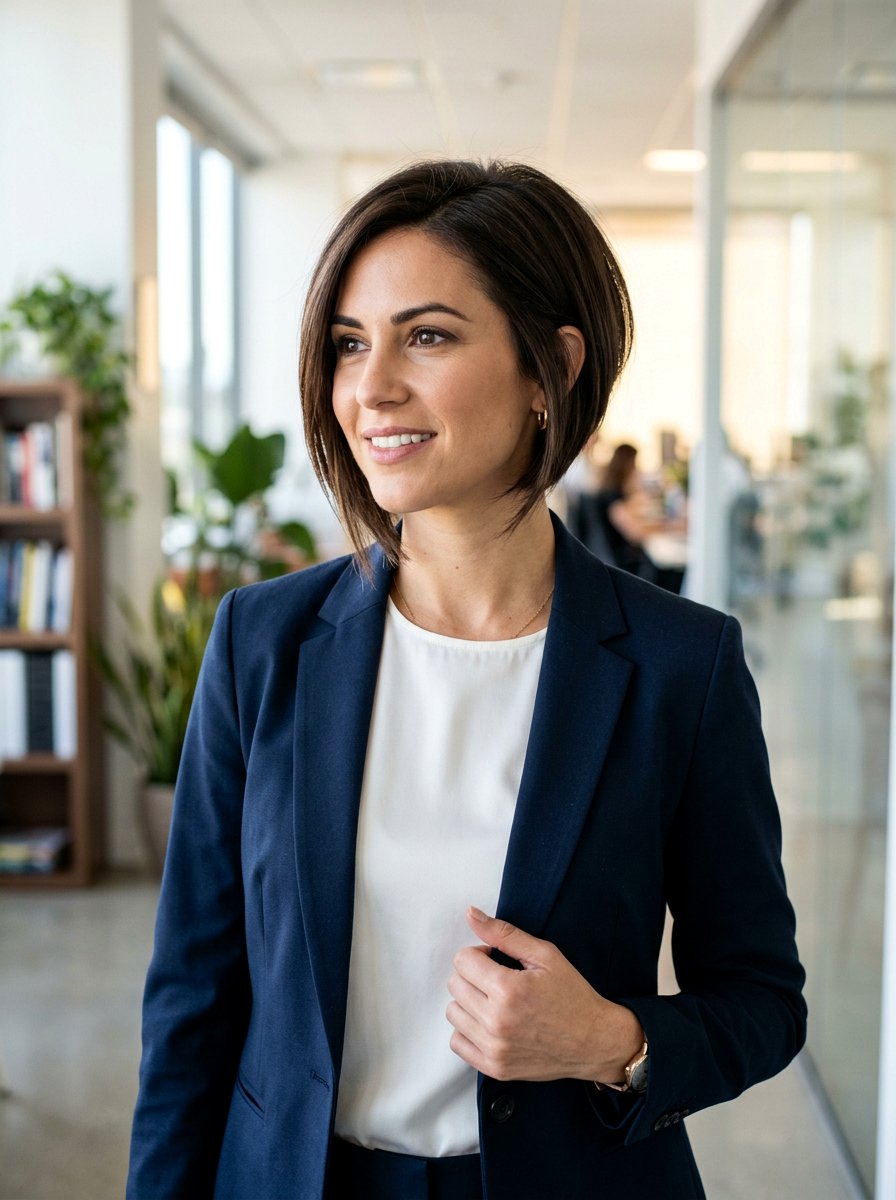Inverted Bob Haircut - 20 haircut to fix bulky triangle bob - 20 haircut to fix bulky triangle bob