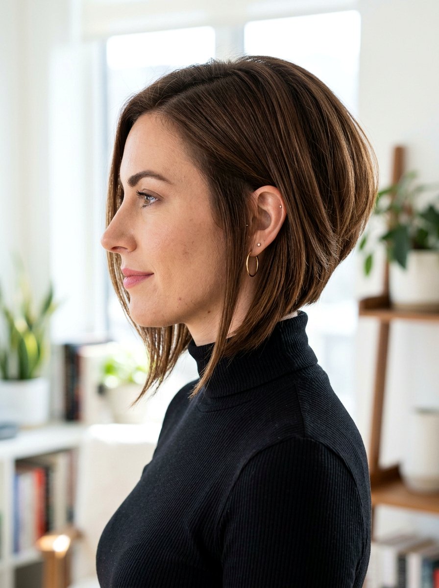 Inverted Bob Haircut - 20 hairstyle to reduce width of face - 20 hairstyle to reduce width of face