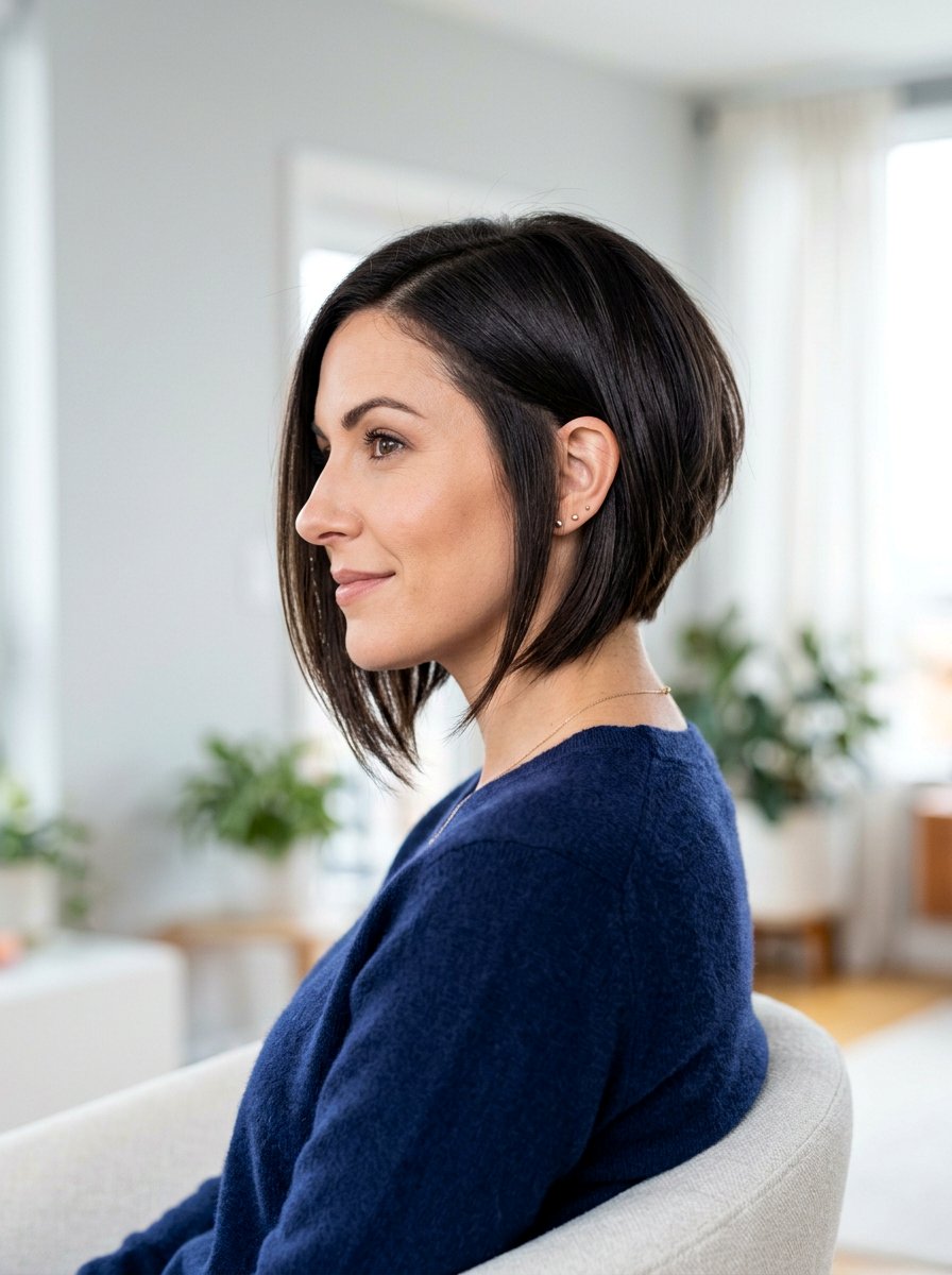 Inverted Bob Haircut - 20 polished bob for older women - 20 polished bob for older women