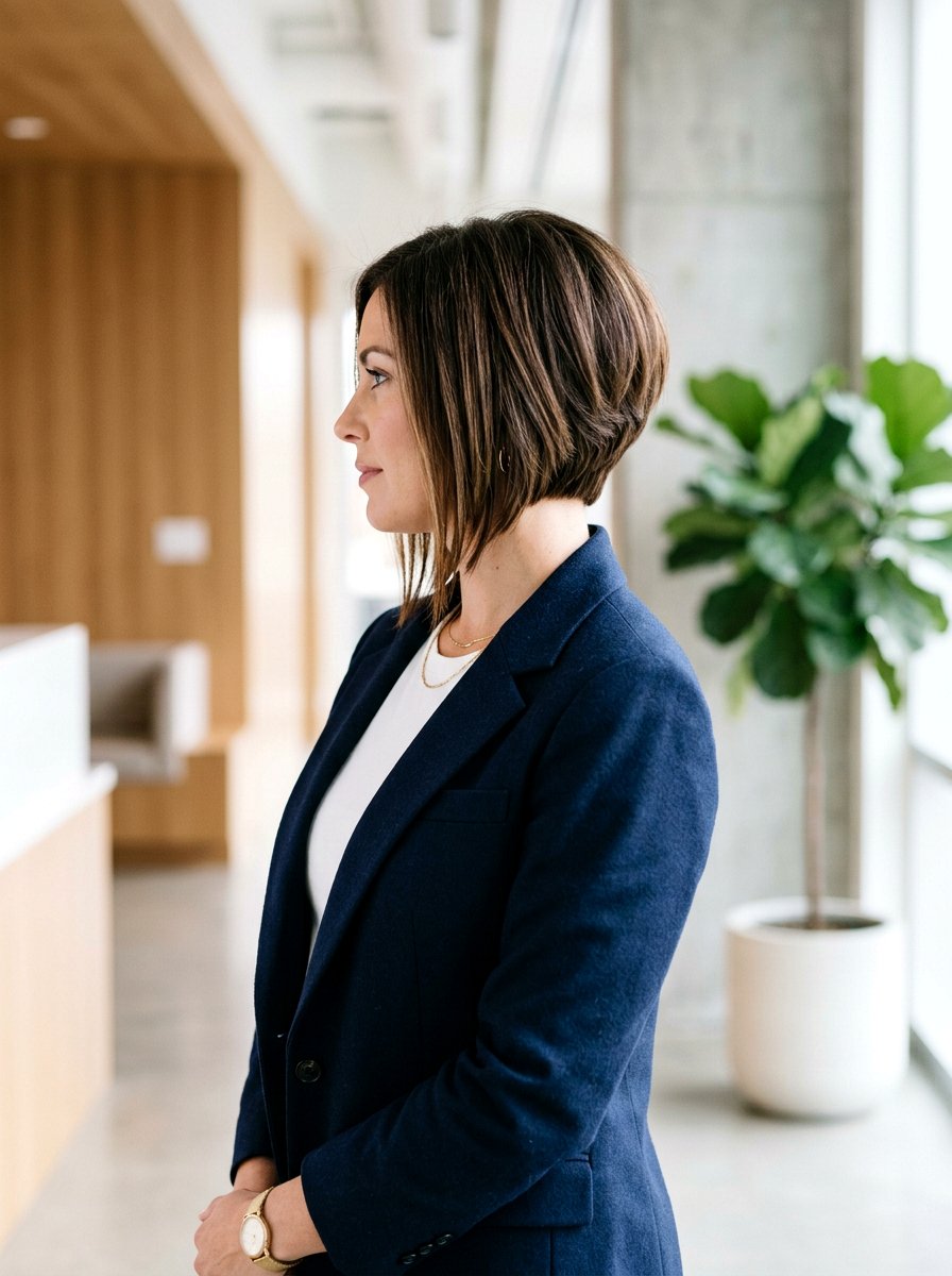 Inverted Bob Haircut - 20 polished haircut for fine thin hair - 20 polished haircut for fine thin hair