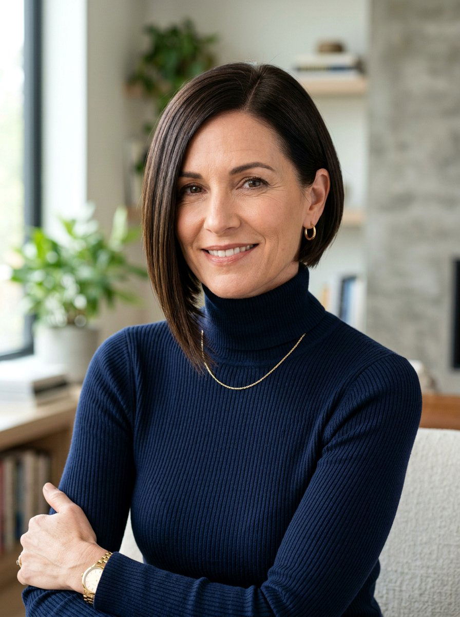 Inverted Bob Haircut - 20 short haircut for women over 40 - 20 short haircut for women over 40