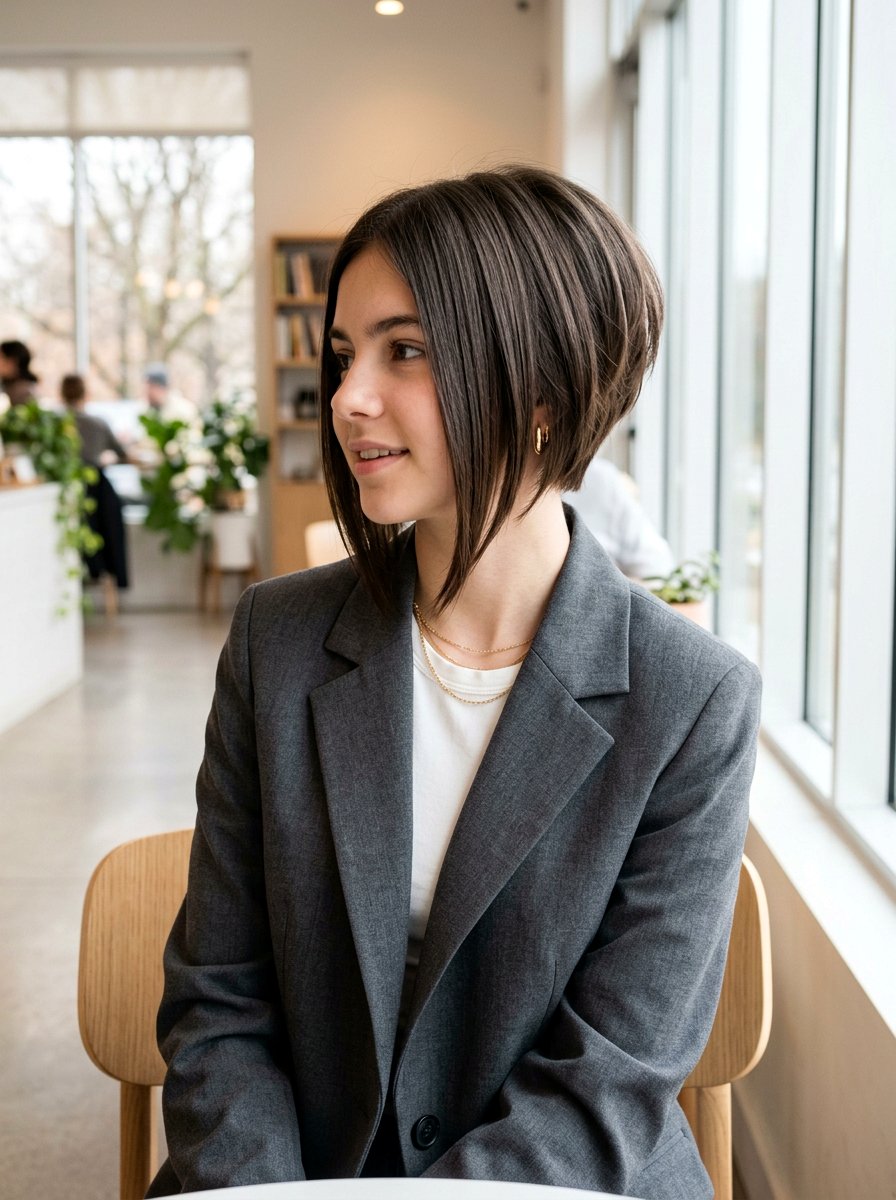 Inverted Bob Haircut - 20 teen girls haircut ideas for school - 20 teen girls haircut ideas for school