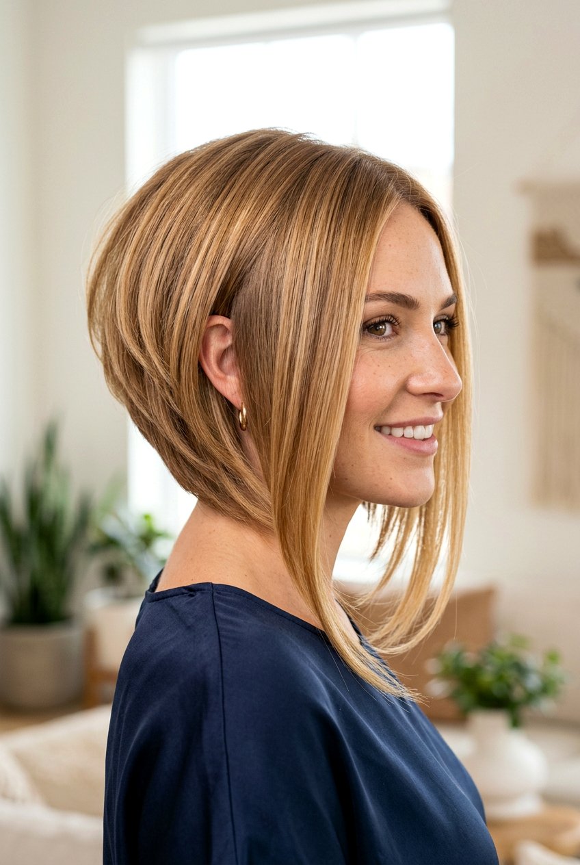 Inverted Bob Haircut - 20 hairstyles for straight hair - 20 hairstyles for straight hair