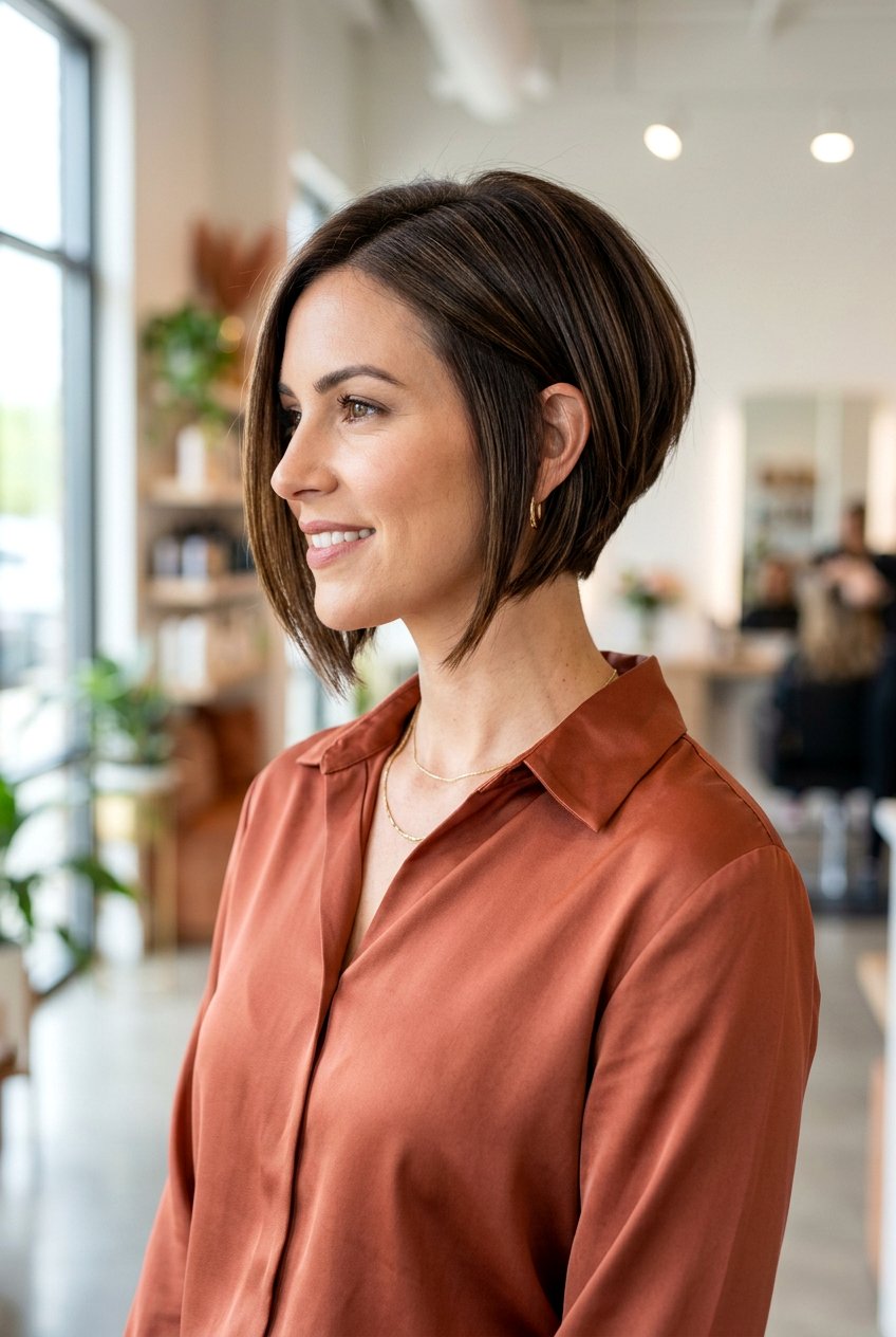 Inverted Bob Haircut - 30 popular short hairstyles for women - 30 popular short hairstyles for women