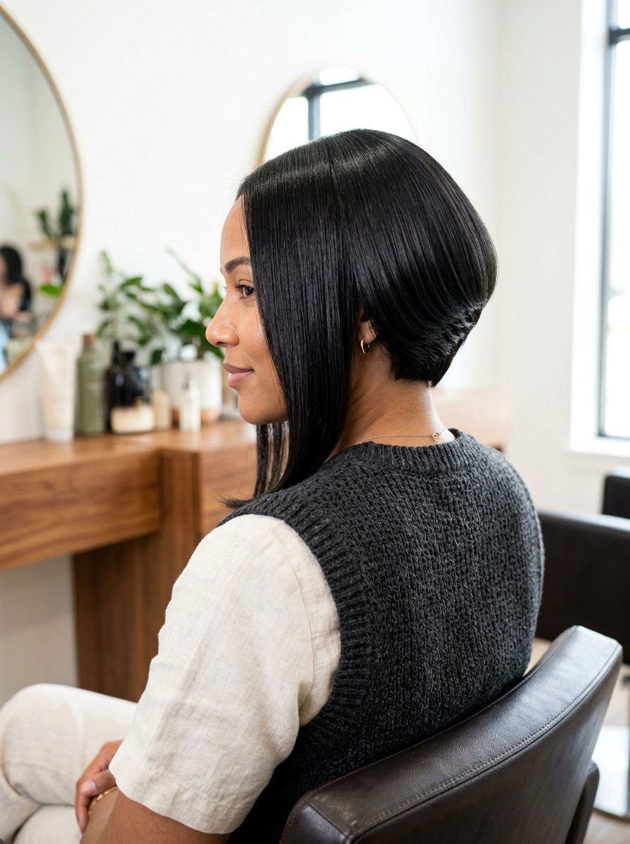 Inverted Bob Silk Press - 20 haircut for silk press hair women - 20 haircut for silk press hair women