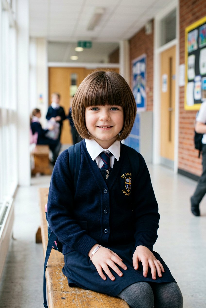 Inverted Bob With Heavy Bangs - 20 little girls bob haircut with bangs - 20 little girls bob haircut with bangs