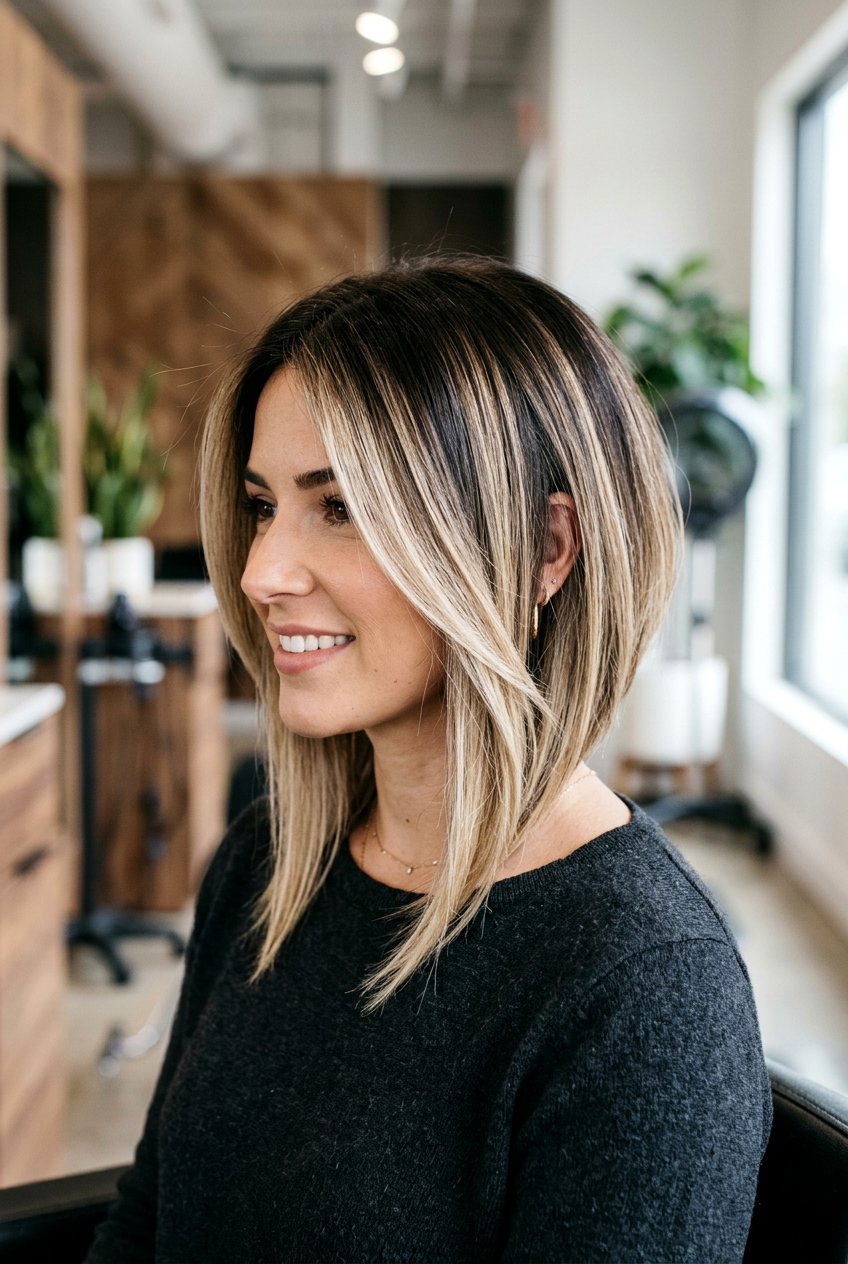 Inverted Bob With Highlights - 20 inverted bob haircut - 20 inverted bob haircut