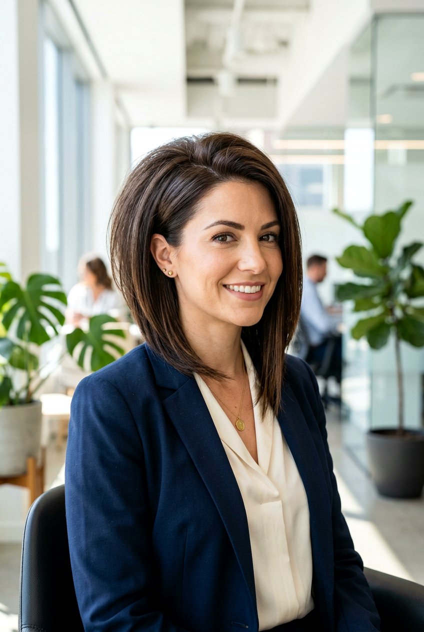 Inverted Bob With Volume At Crown - 20 cute medium haircuts for women - 20 cute medium haircuts for women