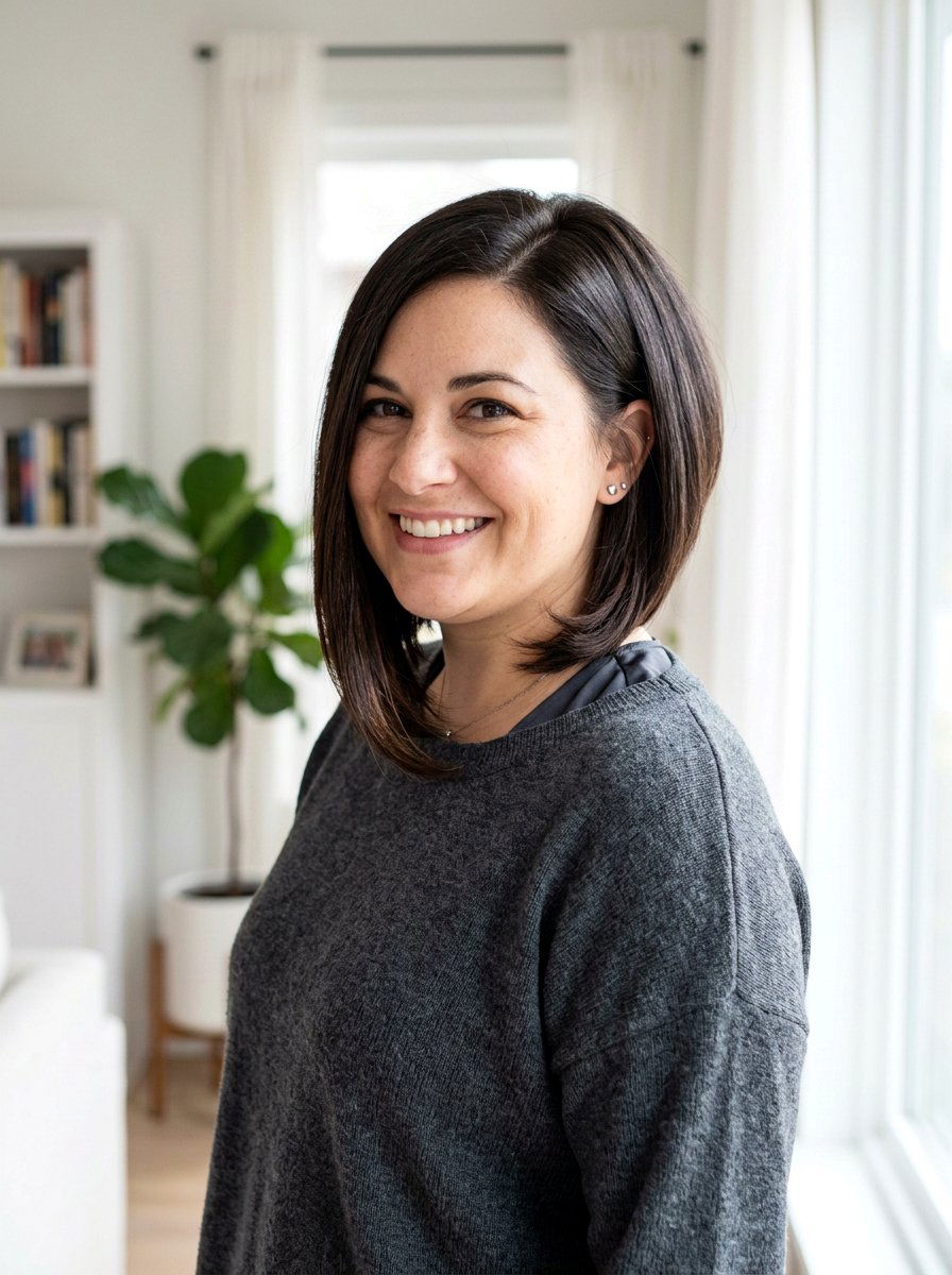 Inverted Bob for Round Chubby Face - 20 short haircut for round chubby face women - 20 short haircut for round chubby face women