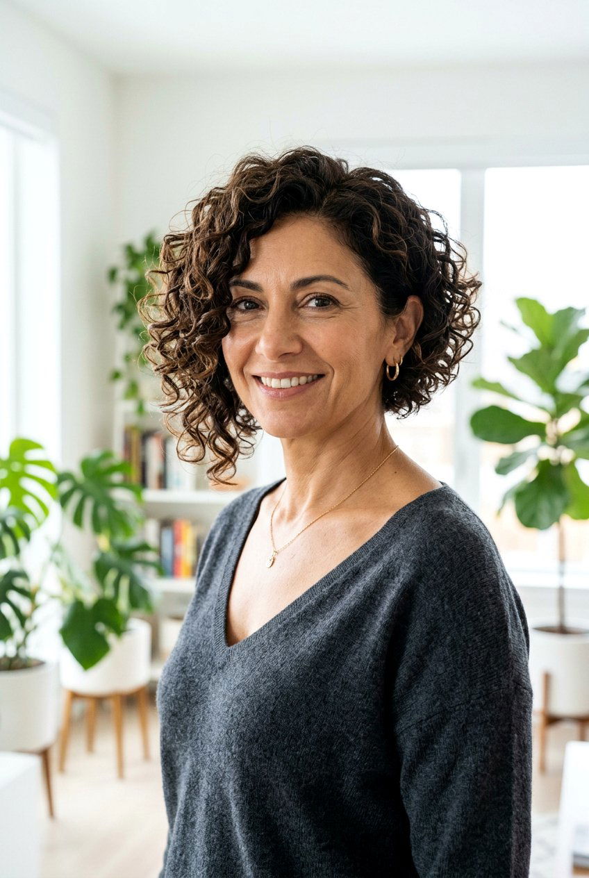 Inverted Curly Perm Bob - 20 curly perm for bob haircut - 20 curly perm for bob haircut